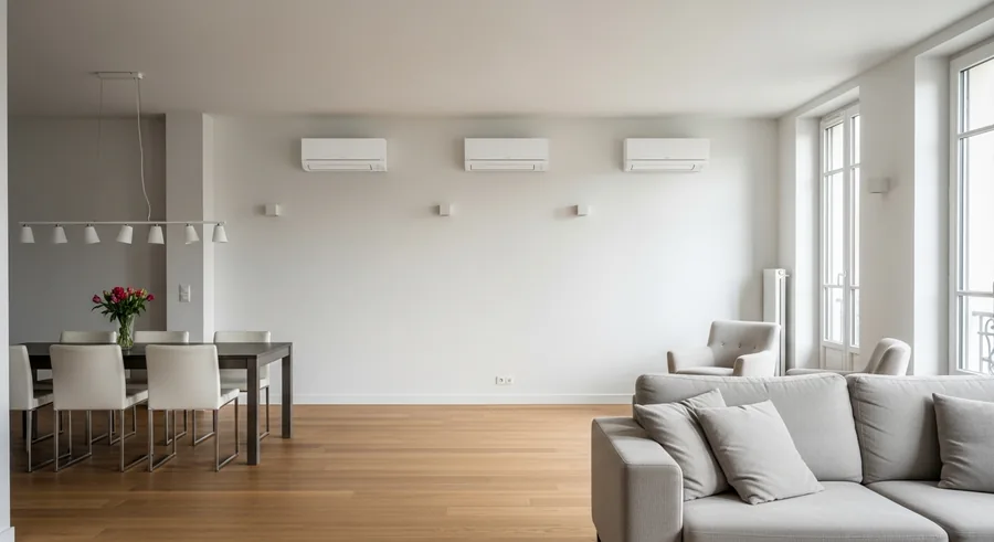 Installation d'une pompe à chaleur air/air multisplit dans un pavillon à Trélazé